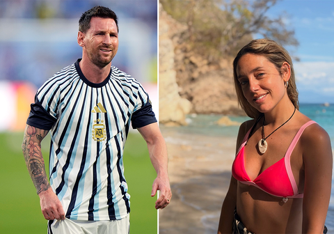 Lionel Messi hint op liefdesgeruchten in interview met Argentijnse presentatrice op WK voetbal