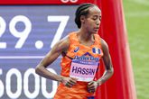 Sifan Hassan in actie op de Olympische Spelen in Parijs. ©Getty Images
