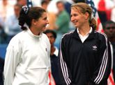 Monica Seles en Steffi Graf ©Getty Images