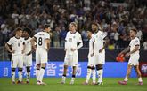 Duitse spelers reageren vol teleurstelling op de nederlaag in de WK-kwalificatie tegen Slowakije. ©Getty Images
