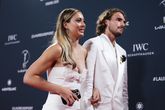 Stefanos Tsitsipas   en Paula Badosa ©Getty Images