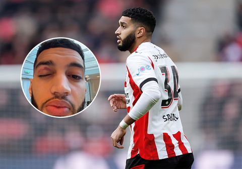 Pijnlijk ongeluk bij PSV: uitblinker Ismael Saibari raakt gewond door teamgenoot