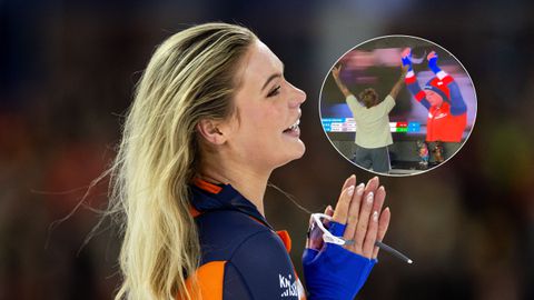 Jake Paul (verloofde van Jutta Leerdam) brult het uit na groots moment van topschaatsster