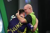 Michael van Gerwen en Luke Littler tijdens hun WK-finale

© ProShots