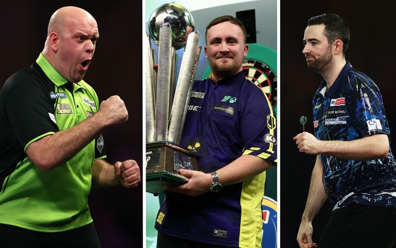 Michael van Gerwen, Luke Littler en drie verrassende namen naar Premier League Darts 2025