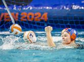 De Nederlandse waterpolosters jagen op het WK in Qatar op titelverdediging. ©ANP