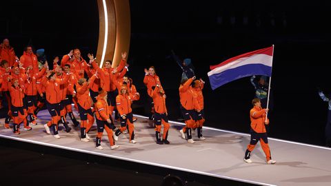 Nederland schittert op openingsceremonie Olympische Winterspelen: bekijk hier de vrolijke beelden van TeamNL