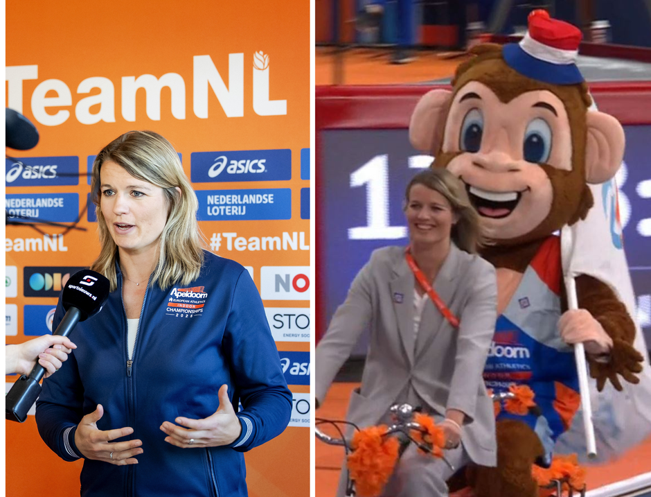 Dafne Schippers duikt in opvallende rol op tijdens 'haar' EK: 'Het moet ook niet allemaal te serieus zijn'
