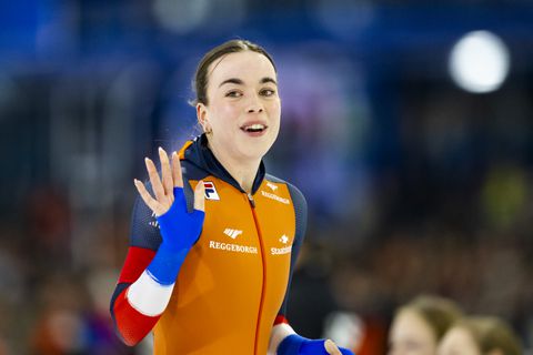 Topschaatsster Marrit Fledderus (brons bij WK sprint 2026) heeft een relatie met deze teamgenoot