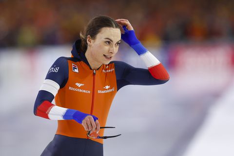 Femke Kok zorgt voor schrikmomentje op WK sprint: 'Dat was een beetje dom'