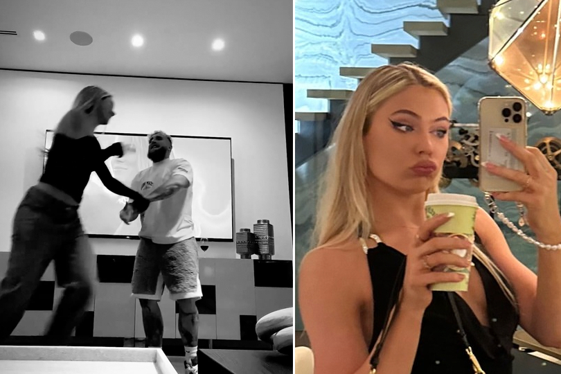 Jutta Leerdam schittert in glitterjurk tijdens speciaal dagje met Jake Paul