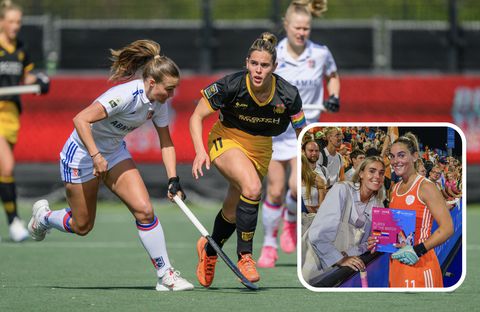 Topvoetbalster Jill Roord getuige van grote teleurstelling voor vriendin en tophockeyster Pien Sanders