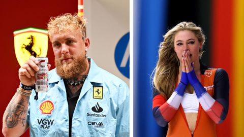 Gemiste kans voor Jutta Leerdam: Jake Paul heeft onderonsje met Charles Leclerc bij GP Miami