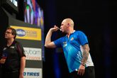 Het zat Michele Turetta niet mee maandag. © PDC Darts