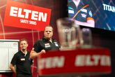 Dirk van Duijvenbode stal weer de show op de Euro Tour, positief én negatief. ©PDC