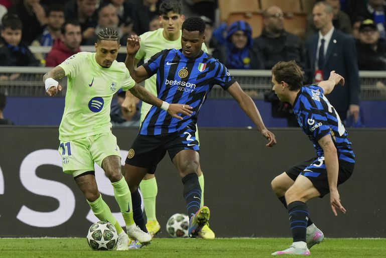 LIVE Champions League | Denzel Dumfries wéér belangrijk voor Inter: Barcelona vroeg op achterstand