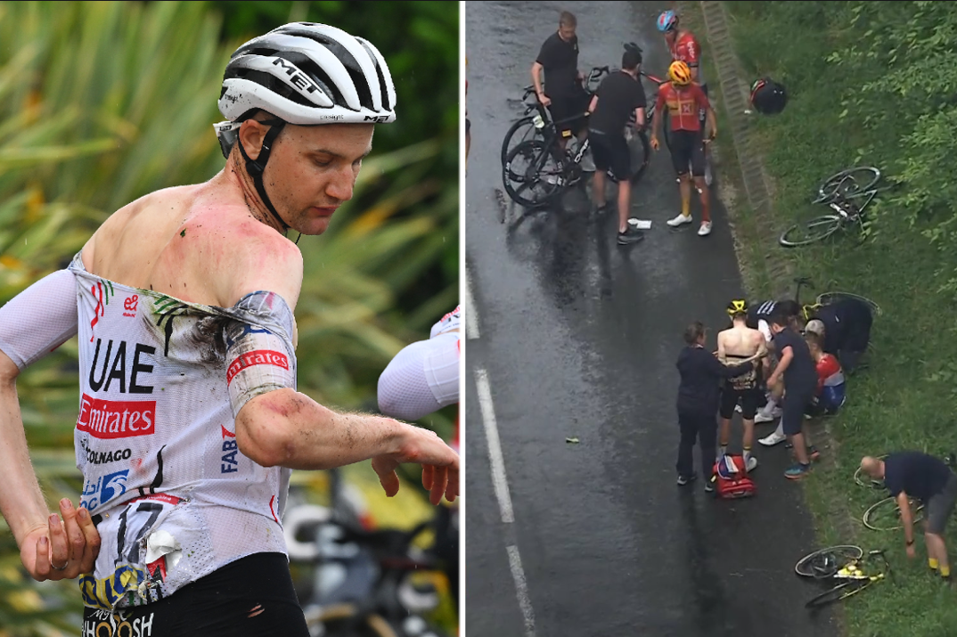 Drama Dylan van Baarle en Steven Kruijswijk in Dauphiné, heftige beelden massale valpartij duiken op