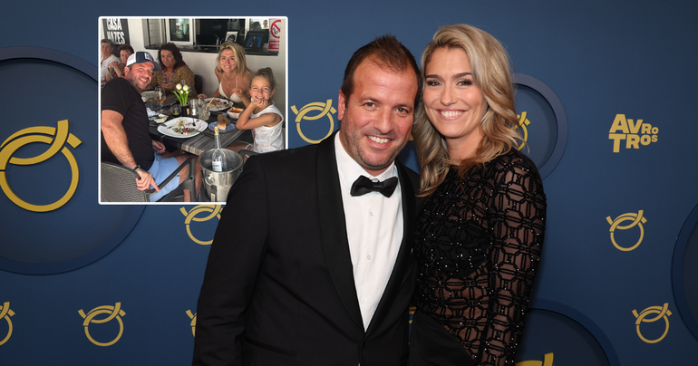 Tophandbalster Estavana Polman en Rafael van der Vaart genieten bij eettent van bekende Nederlander in Spanje