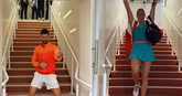Toptennissers Novak Djokovic en Aryna Sabalenka raken verzeild in hilarisch gevecht: 'Ik ga verliezen'