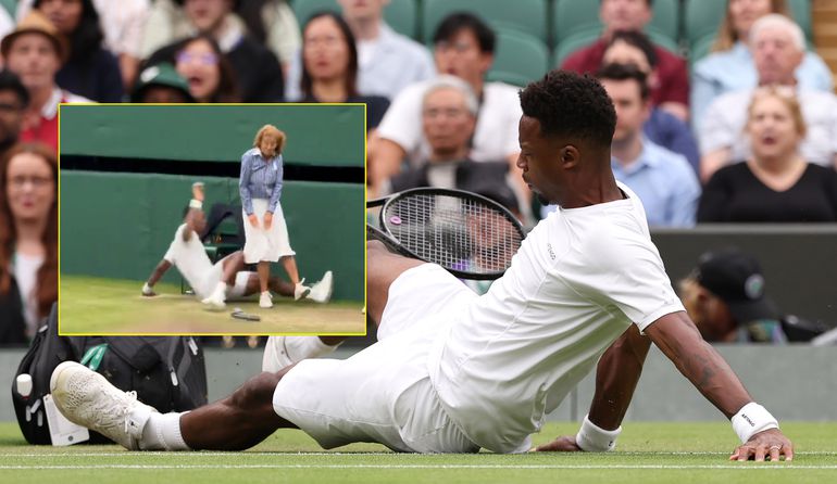 Gaël Monfils torpedeert lijnrechter op Wimbledon: 'Wilde haar geen pijn doen'