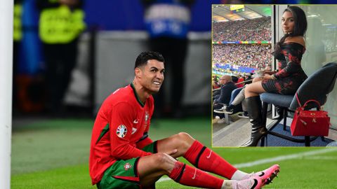 Vriendin Cristiano Ronaldo krijgt de schuld: bijzonder jurkje zorgt voor ongeluk op EK voetbal