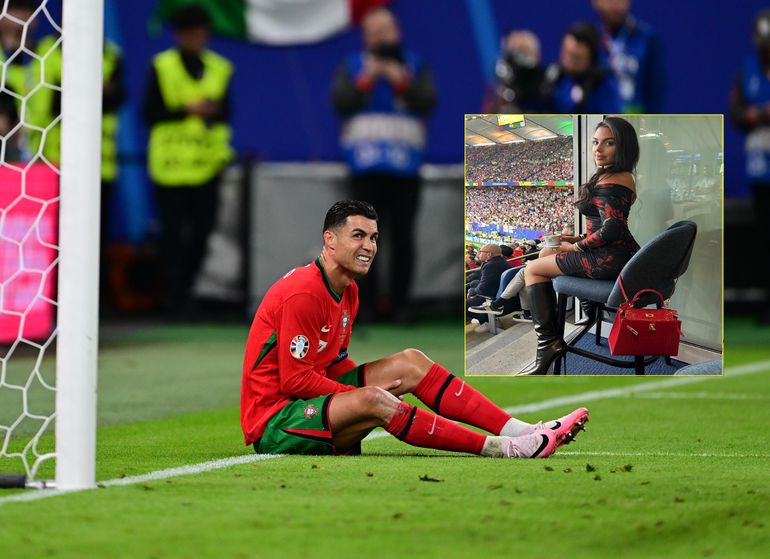 Fans van Portugal geven vriendin van Cristiano Ronaldo de schuld van uitschakeling op EK voetbal
