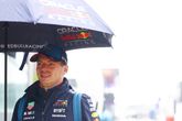 Max Verstappen kon de paraplu goed gebruik. © Getty Images