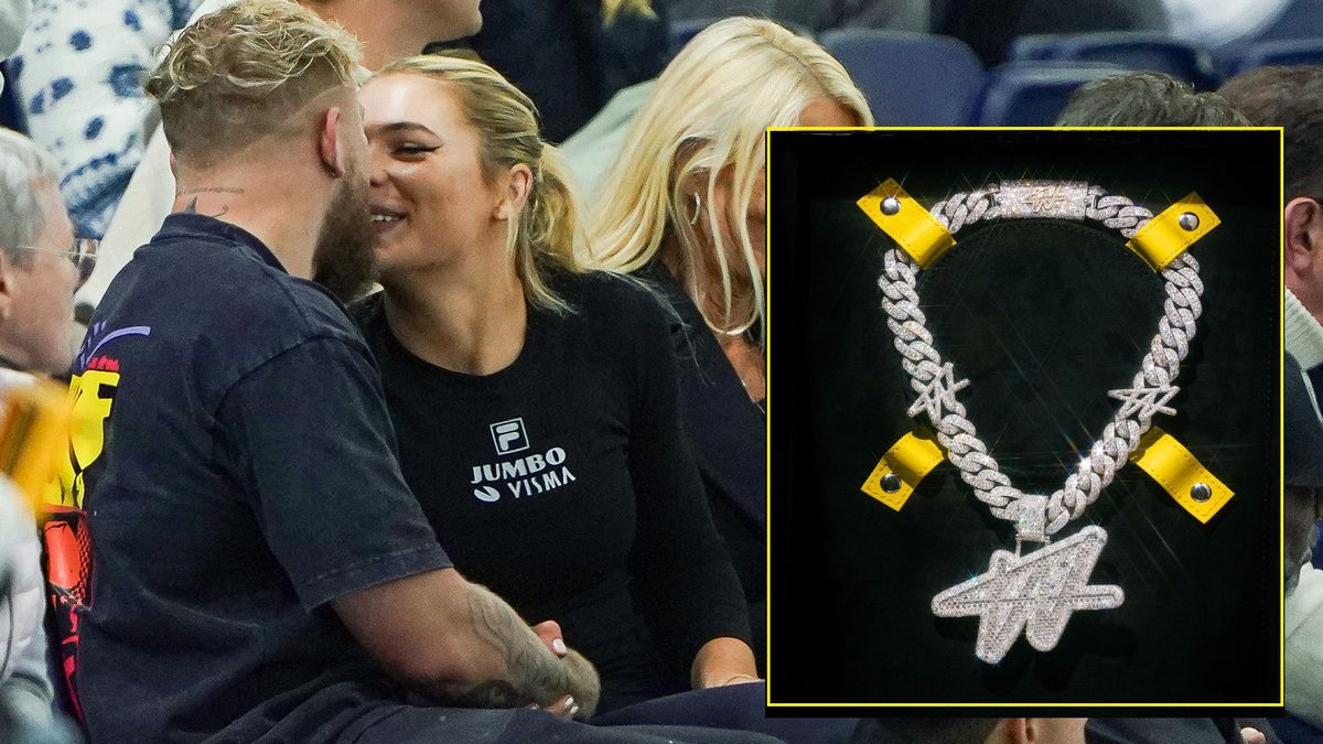 Schaatsdiva Jutta Leerdam kan fluiten naar peperdure ketting (600.000 euro) van vriend Jake Paul