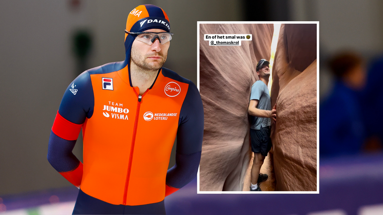Ex-topschaatser Thomas Krol maakt 'bizarre hike': 'Ik weet wel een leuk paadje'