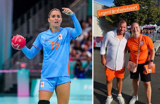 Rafael van der Vaart ziet teleurstelling Estavana Polman van dichtbij, tophandbalster opvallend stil op sociale media