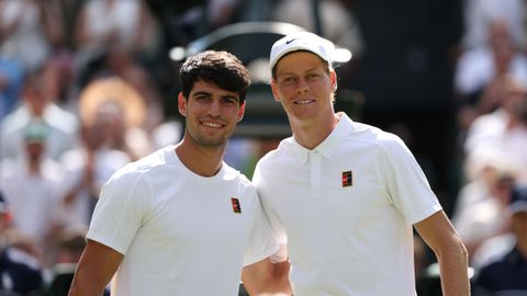 Toptennissers ontmoeten elkaar voor het eerst na Wimbledon-finale: 'Wat heb jij daarna eigenlijk gedaan?'