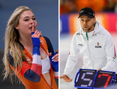 Johan de Wit (rechts) betwijfelt of Jutta Leerdam wel haar gedroomde prijs gaat winnen © Getty Images, Pro Shots