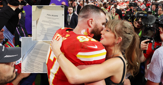 Smaakmakende details relatie Taylor Swift en Travis Kelce liggen op straat: 'Dus het was allemaal nep'