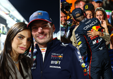 Kelly Piquet en Max Verstappen. Getty Images, beeldbewerking Sportnieuws.nl