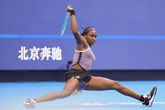 Coco Gauff hoopt dat 'verboden' tripje haar geluk brengt en een plek op een bijzonder stoeltje oplevert. ©Getty Images