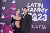 Jessica Goicoechea met voetballer Marc Bartra. © Getty Images