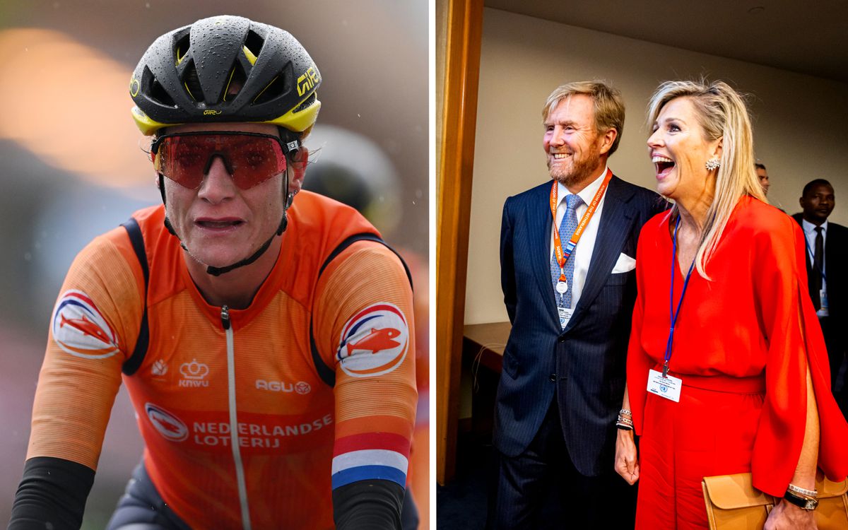 Koning Willem-Alexander en koningin Maxima reageren op gouden Marianne Vos  na 'topprestatie' | Sportnieuws.nl