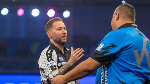 Danny Noppert en Jermaine Wattimena © PDC