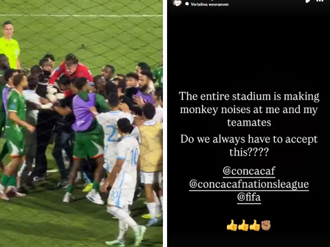 Voetbalduel Suriname loopt volledig uit de hand met hoofdrol voor Etienne Vaessen: 'Hele stadion maakte apengeluiden'