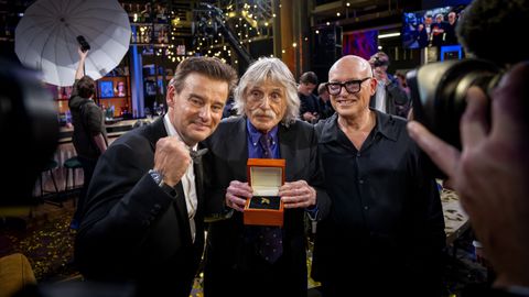 Wilfred Genee, Johan Derksen en René van der Gijp © ANP