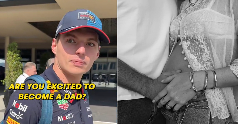 Max Verstappen reageert voor het eerst op heuglijk babynieuws: 'Ik ben nu al bonuspapa'