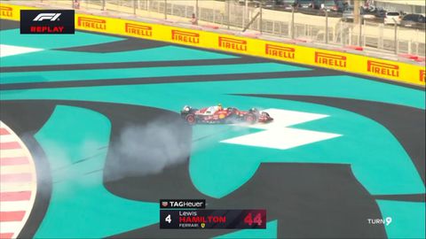 Worstelende Lewis Hamilton beleeft nieuwe nachtmerrie bij GP Abu Dhabi