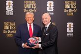 De Amerikaanse president Donald Trump en FIFA-baas Gianni Infantino slokten tijdens de WK-loting veel van de aandacht op © Getty Images