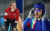 De Noorse Ragne Wiklund en de Italiaan Davide Ghiotto zijn de grootste uitdagers van de Nederlandse schaatsers op de EK allround. ©Getty Images, beeldbewerking Sportnieuws.nl.