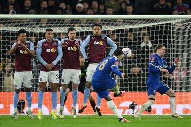 Schitterende vrije trap Enzo Fernández in FA Cup tegen Aston Villa