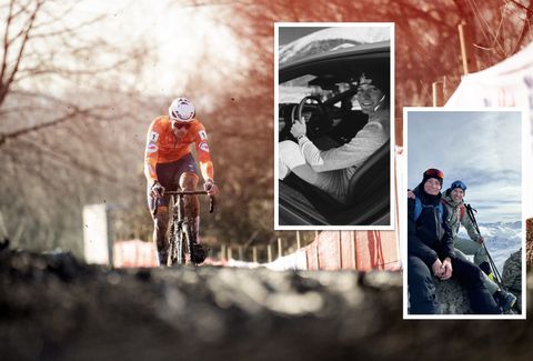 Mathieu van der Poel gaat uitdaging aan in de sneeuw met peperdure auto