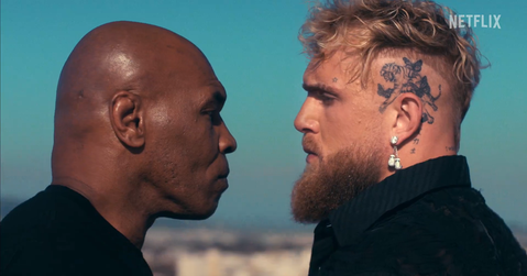 Mike Tyson en Jake Paul kijken elkaar voor het eerst recht in de ogen in Netflix-trailer