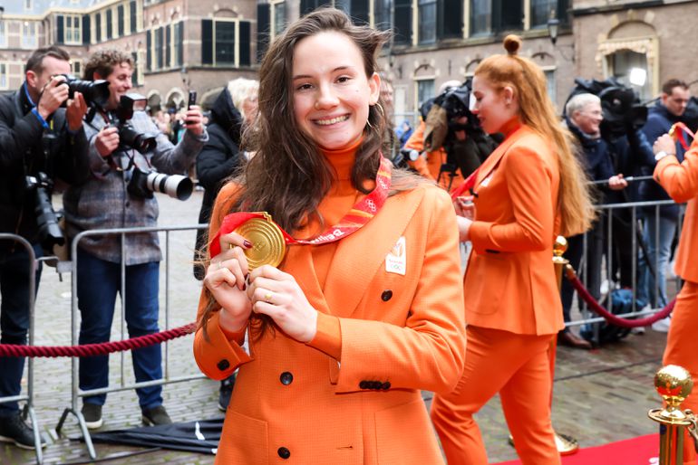 Olympisch shorttrackkampioene geniet na ellendige periode van lentekriebels: 'Het is er weer'