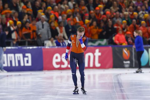 Ontroerde Janno Botman laat zich uit over zuur einde van WK sprint: 'Dat duurde langer dan gehoopt'