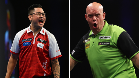 Confrontatie tussen Michael van Gerwen en andere darter: 'Hij zwiepte hem zo over tafel'